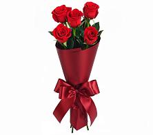 Букет 5 Красных роз Эдлесс Лав в Анциферово