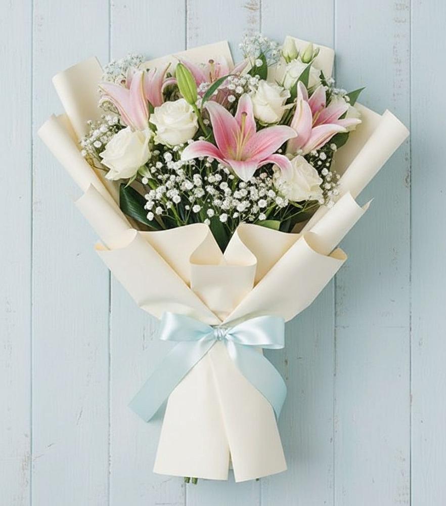 Букет цветов из: Лилии в Анциферово