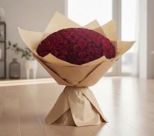 Букет 101 Красная роза в Анциферово