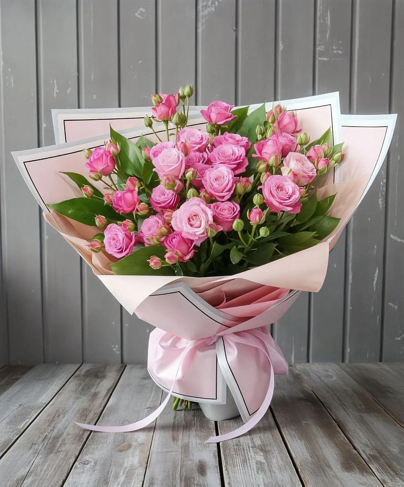 Букет Розовый кустик в Анциферово