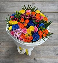 Букет цветов из:  Розы и Хризантемы в Анциферово