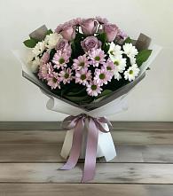 Букет цветов из:  Хризантемы и Розы в Анциферово
