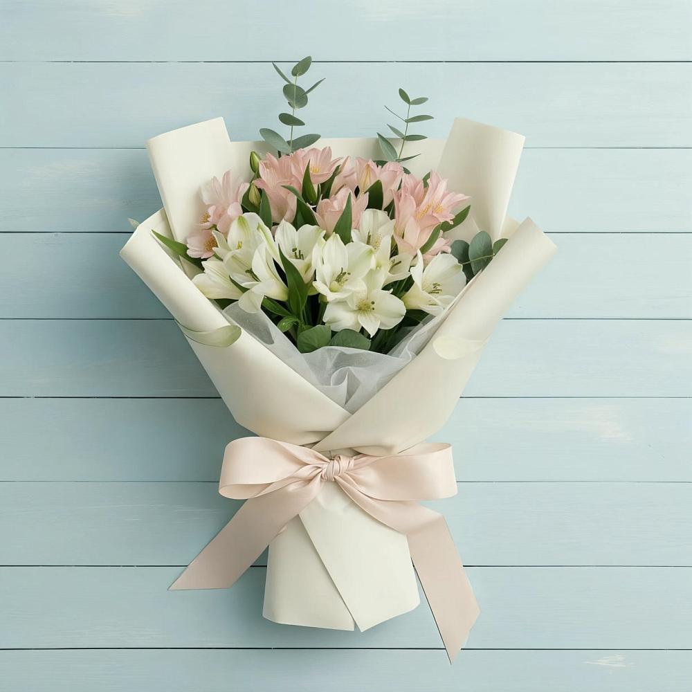 Букет цветов из: Альстромерии в Анциферово