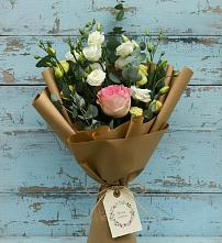 Букет цветов из:  Розы и Лизиантусы #REPLACE_PRED# Анциферово