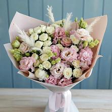 Букет цветов из:  Альстромерии и Розы в Анциферово