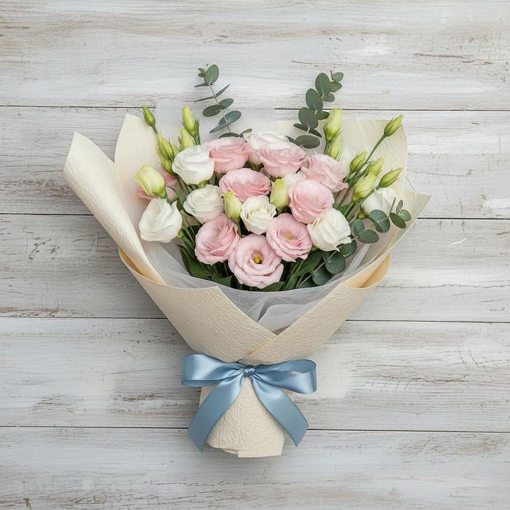 Букет цветов из: Лизиантусы в Анциферово